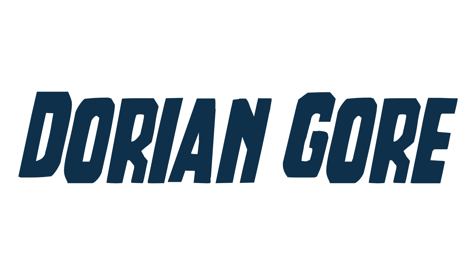 Dorian Gore, halloween font preview