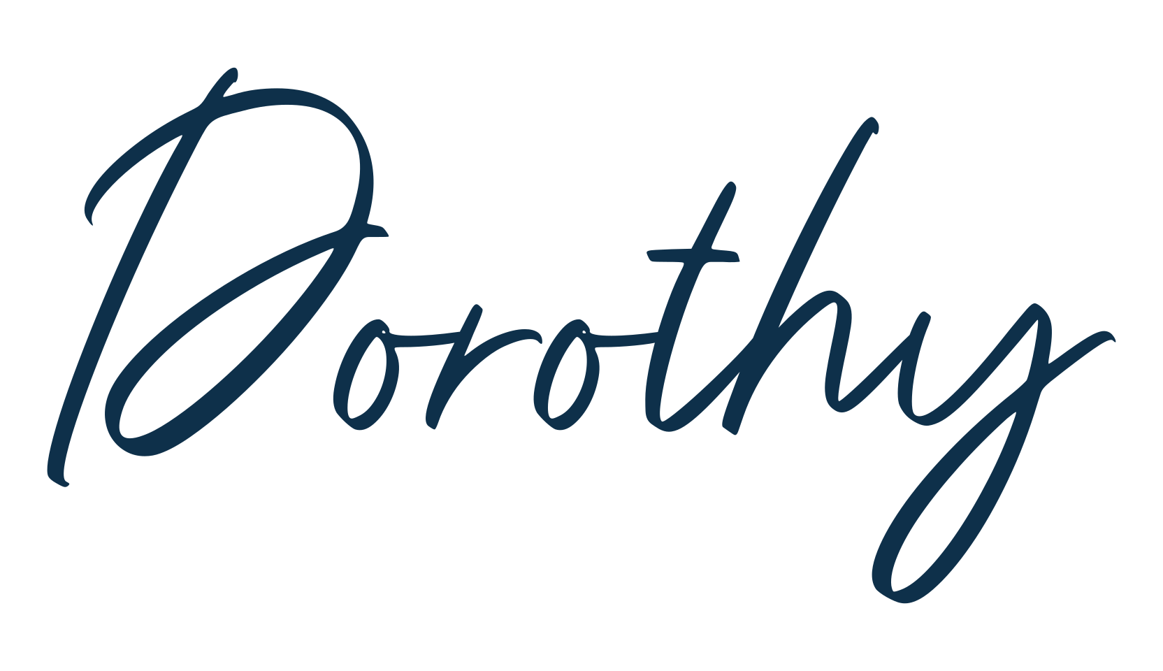 Dorothy (dorothy), handwriting font preview