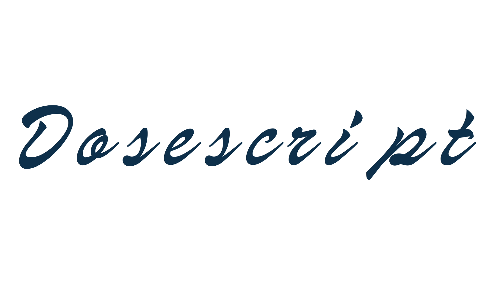 Dosescript, fancy decorative font preview