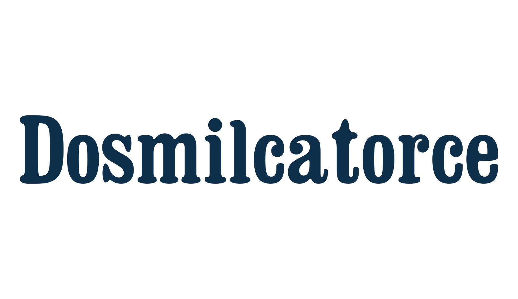 Dosmilcatorce, serif font preview
