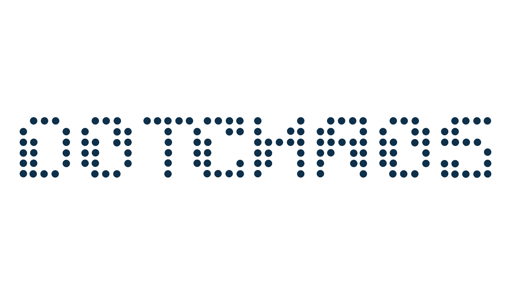 Dotchaos, techno lcd sci-fi font preview
