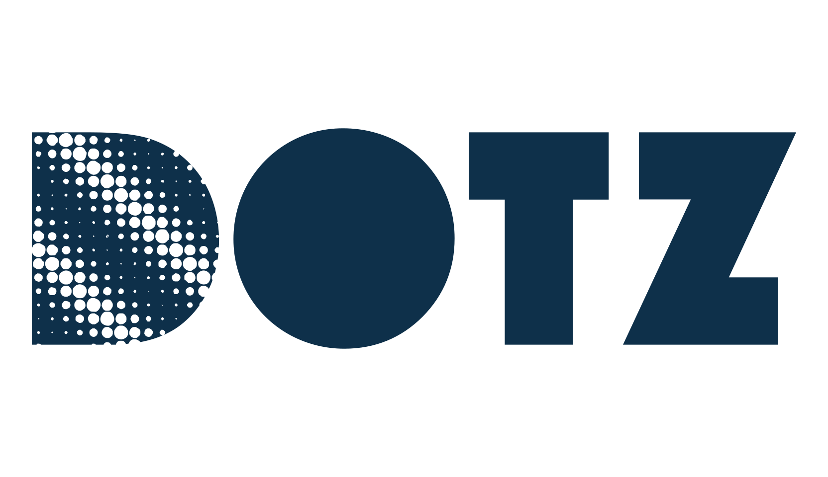 Dotz, fancy decorative font preview