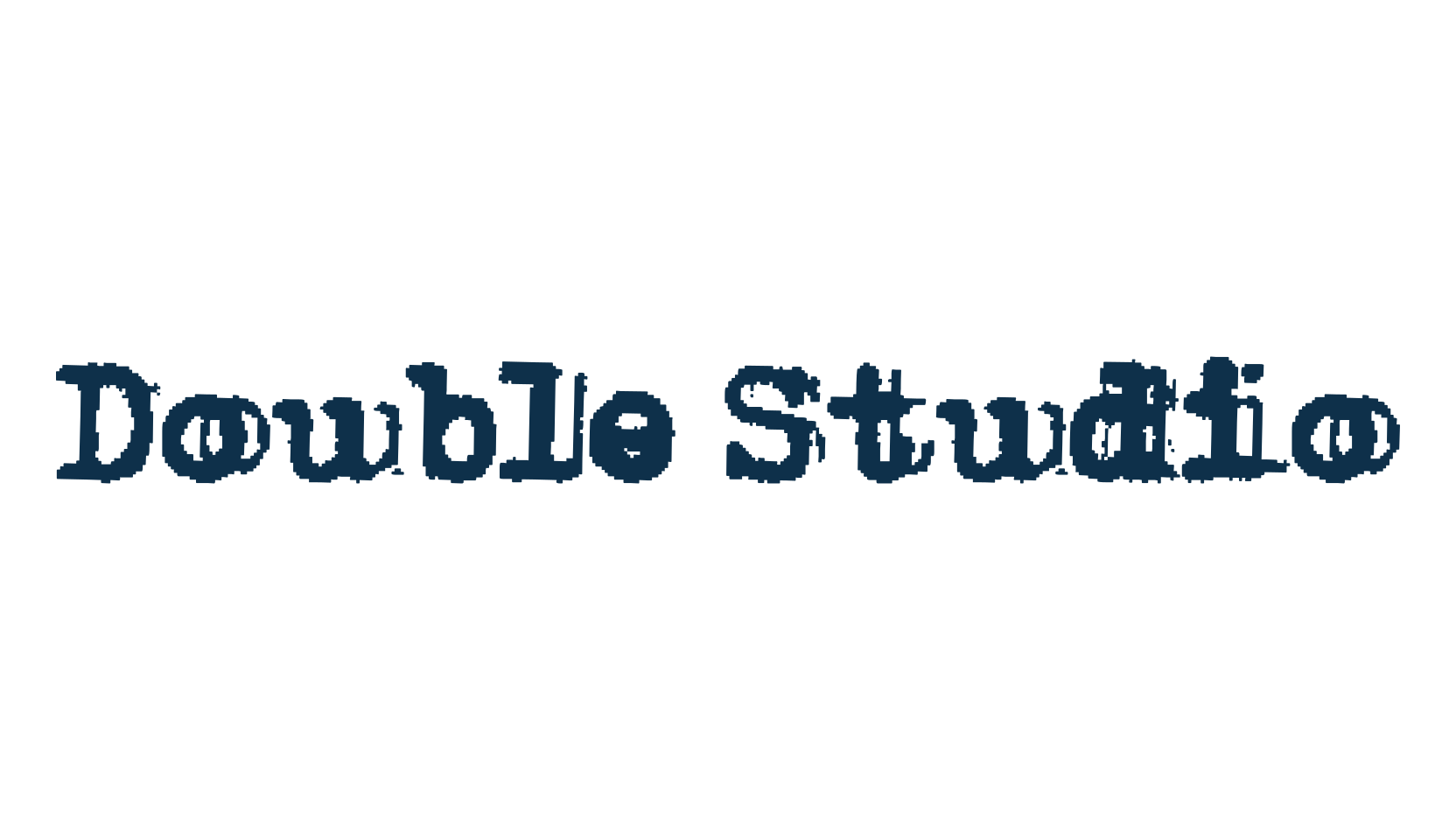 Double Studio, typewriter font preview