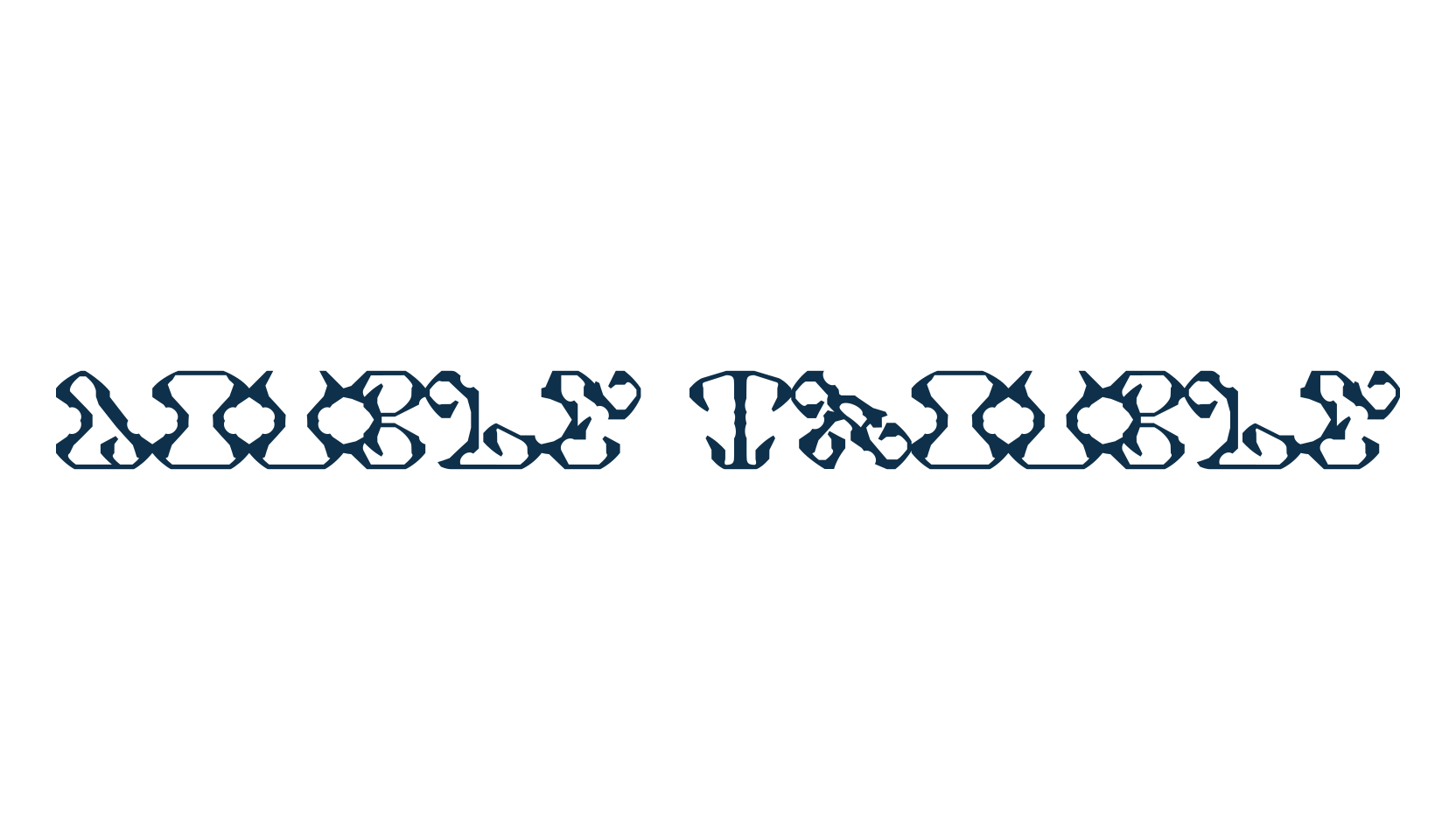 Double Trouble, various font preview