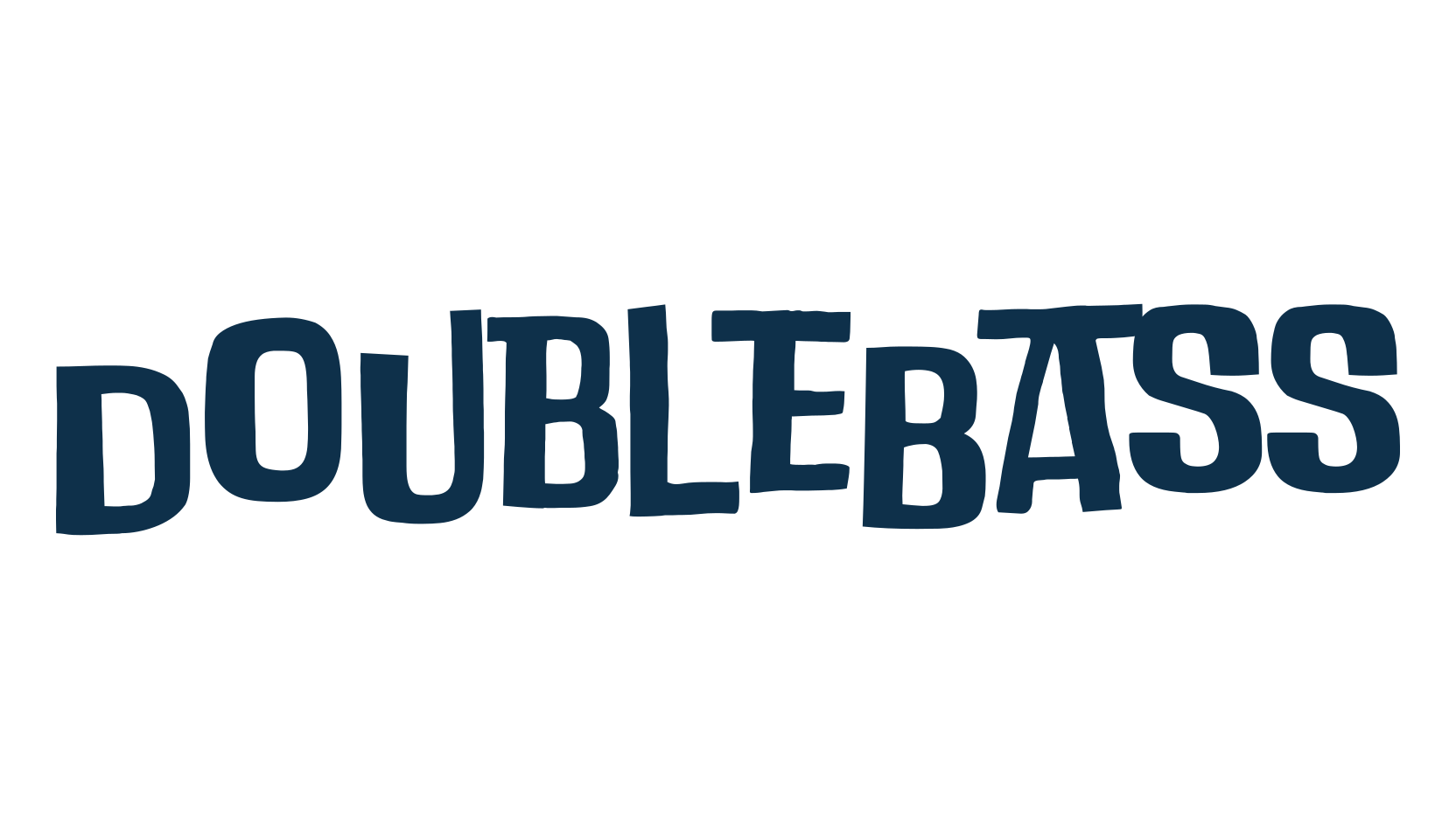 DoubleBass, distorted font preview