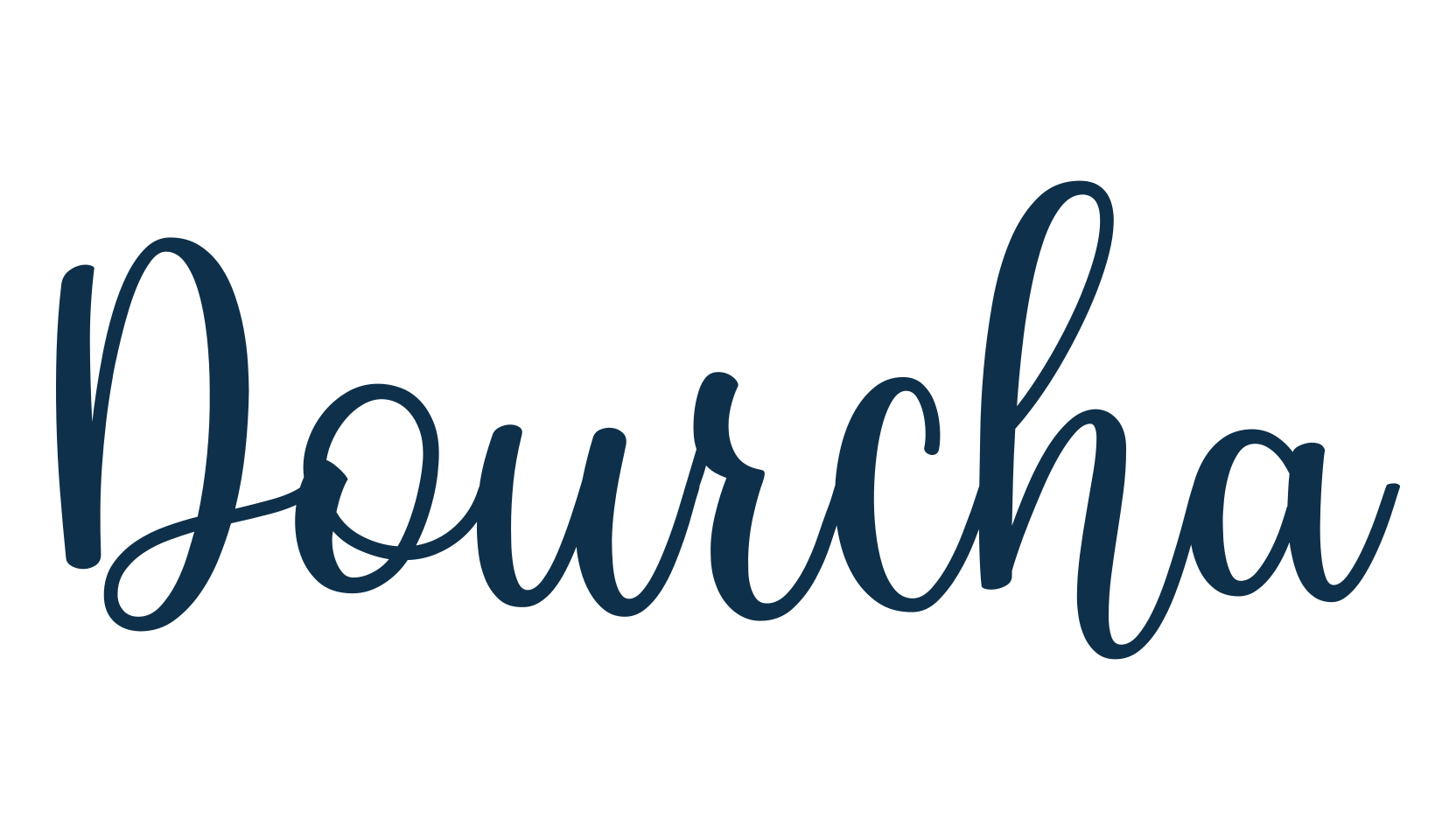 Dourcha, fancy decorative font preview