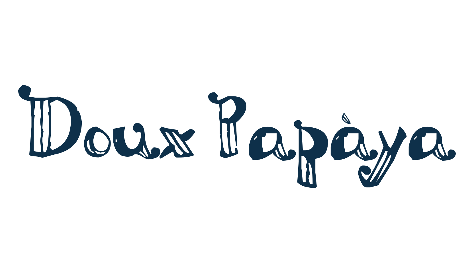 Doux Papàya, mexican font preview