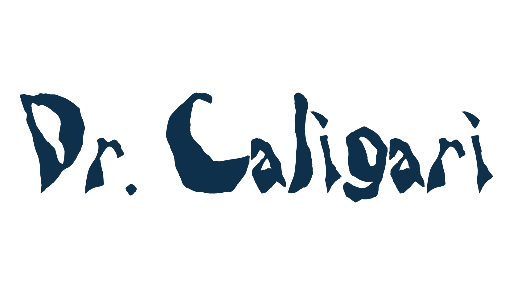 Dr. Caligari, holiday halloween fancy decorative horror font preview