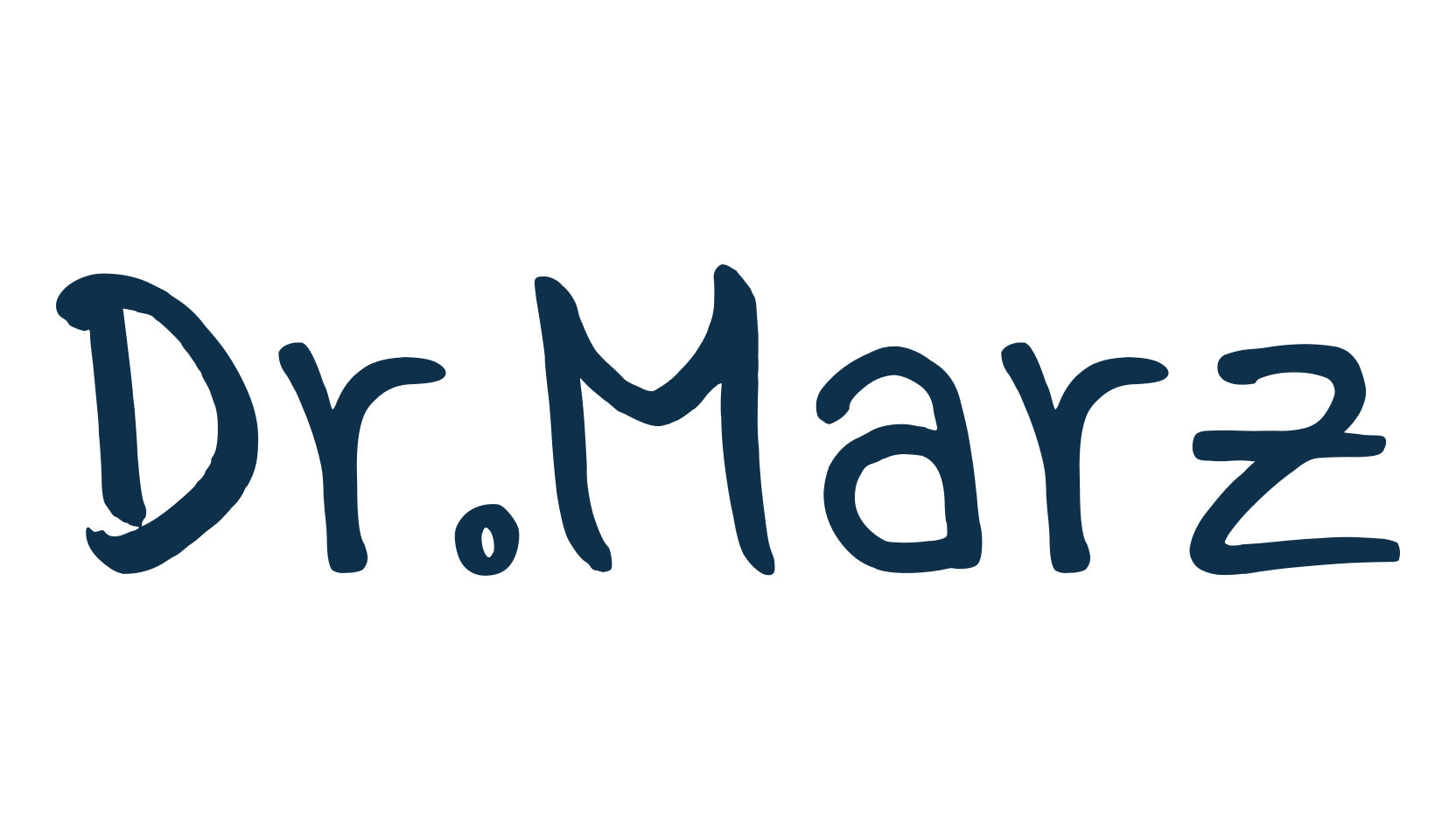 Dr.Marz, cartoon font preview