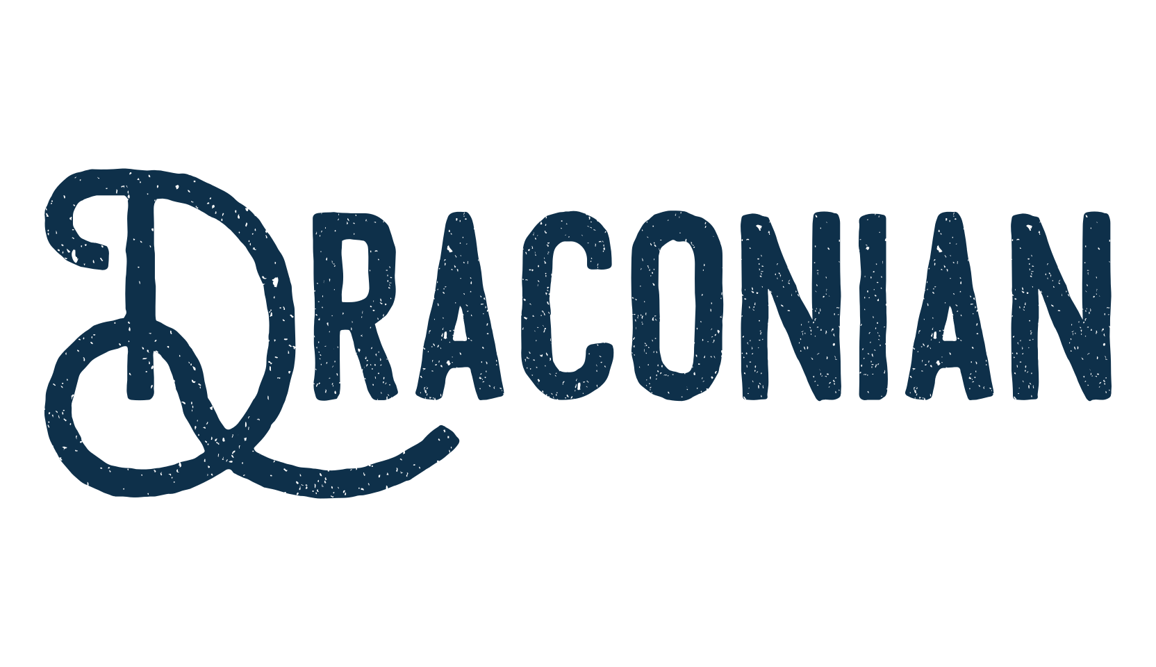 Draconian, various font preview