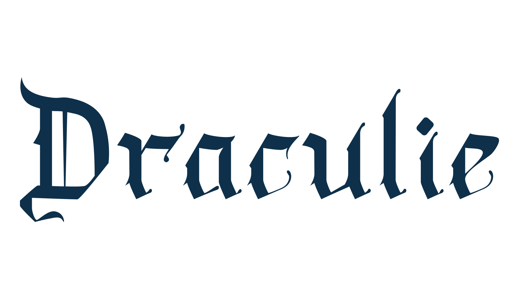 Draculie, medieval font preview