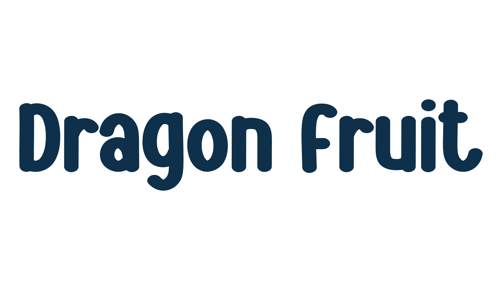 Dragon Fruit (dragon-fruit-2), display market font preview