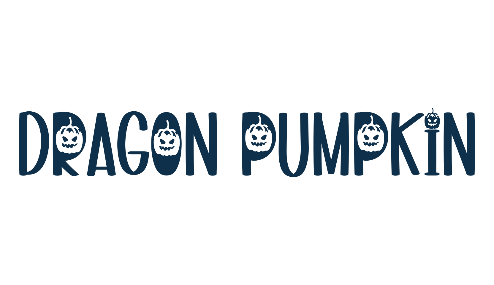 Dragon Pumpkin, fancy decorative font preview