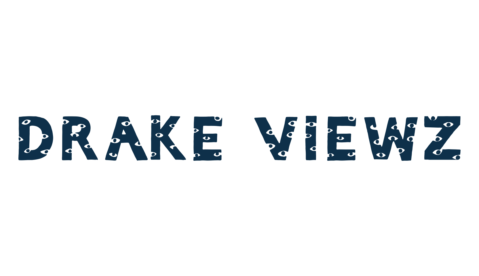 Drake Viewz, fancy decorative font preview