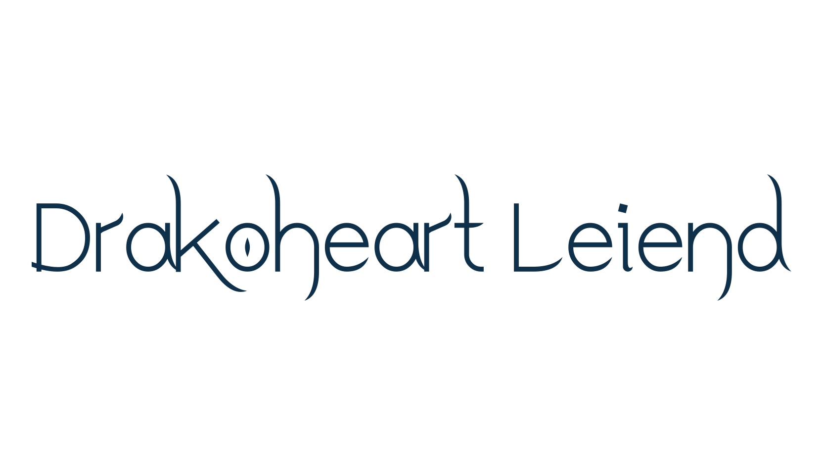 Drakoheart Leiend, gothic modern font preview