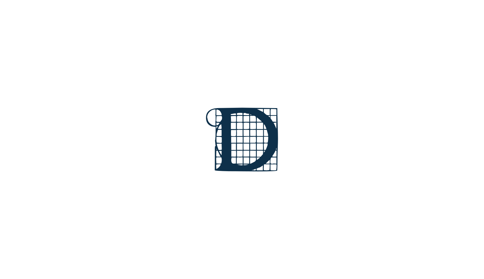 Draughtwork, grid font preview