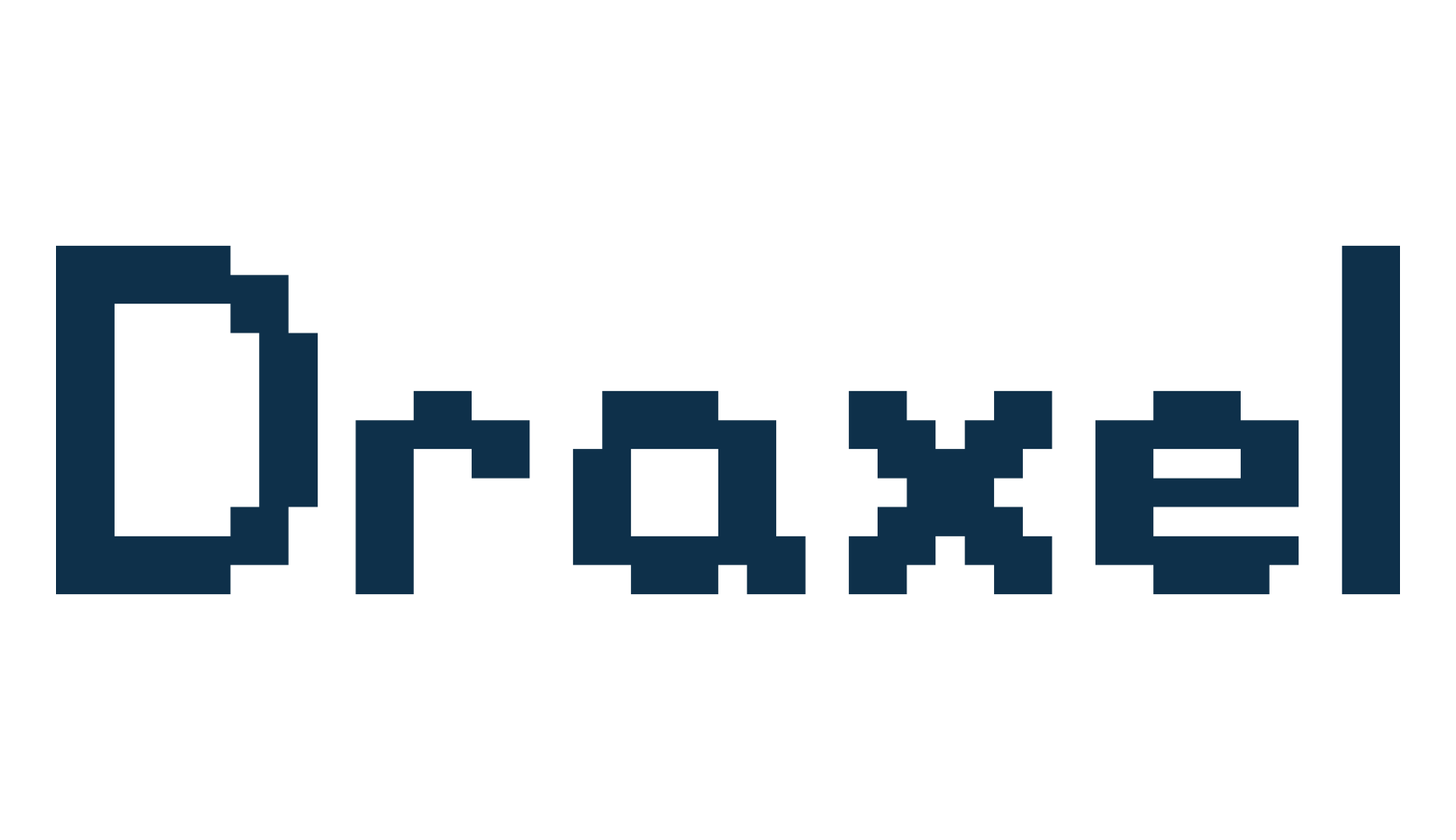 Draxel, lcd font preview