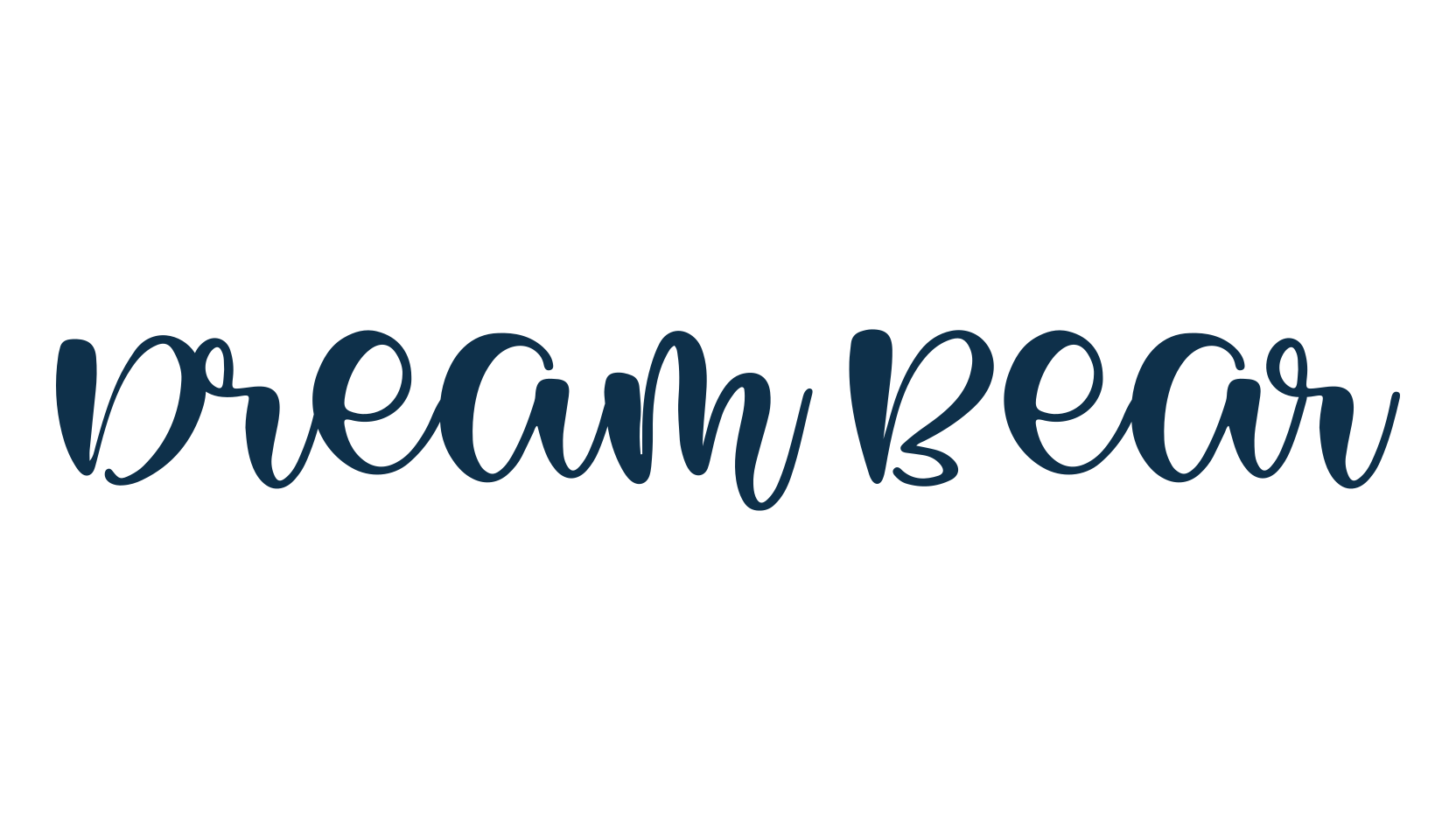 Dream Bear, fancy decorative font preview
