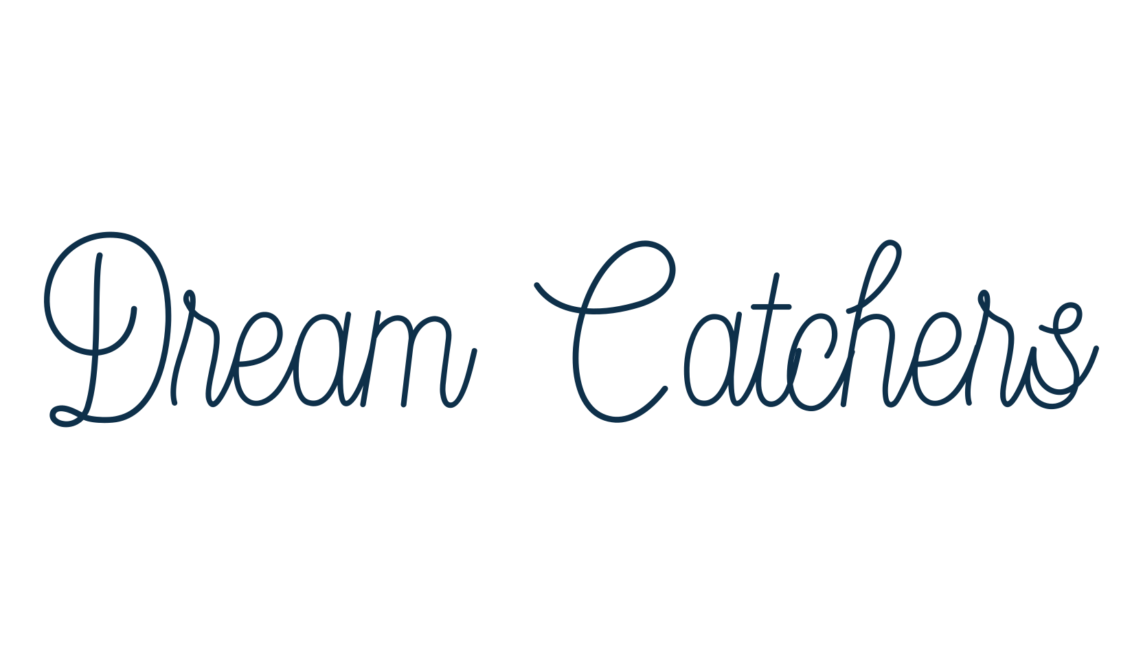 Dream Catchers, fancy decorative font preview