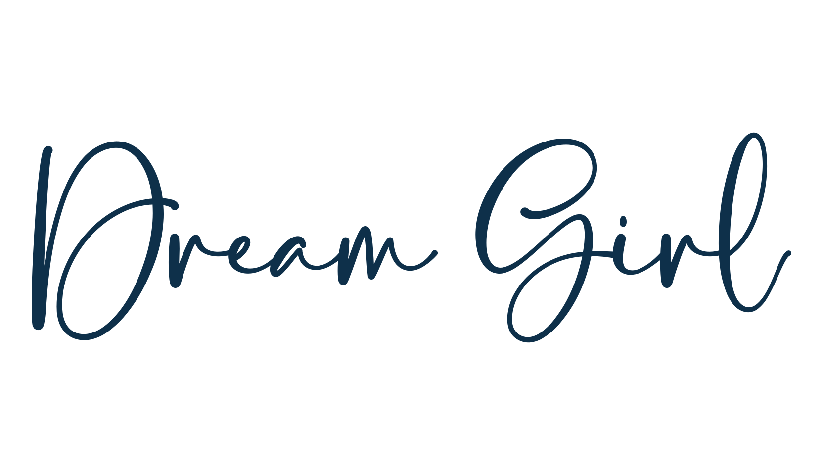 Dream Girl (dream-girl-2), script handwritten fancy decorative calligraphy font preview