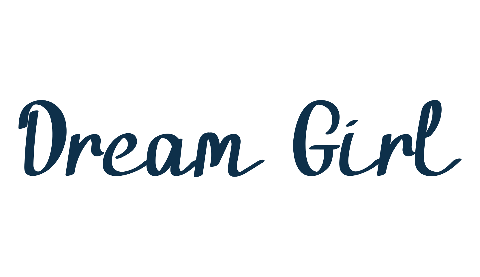 Dream Girl, script handwritten fancy decorative calligraphy font preview