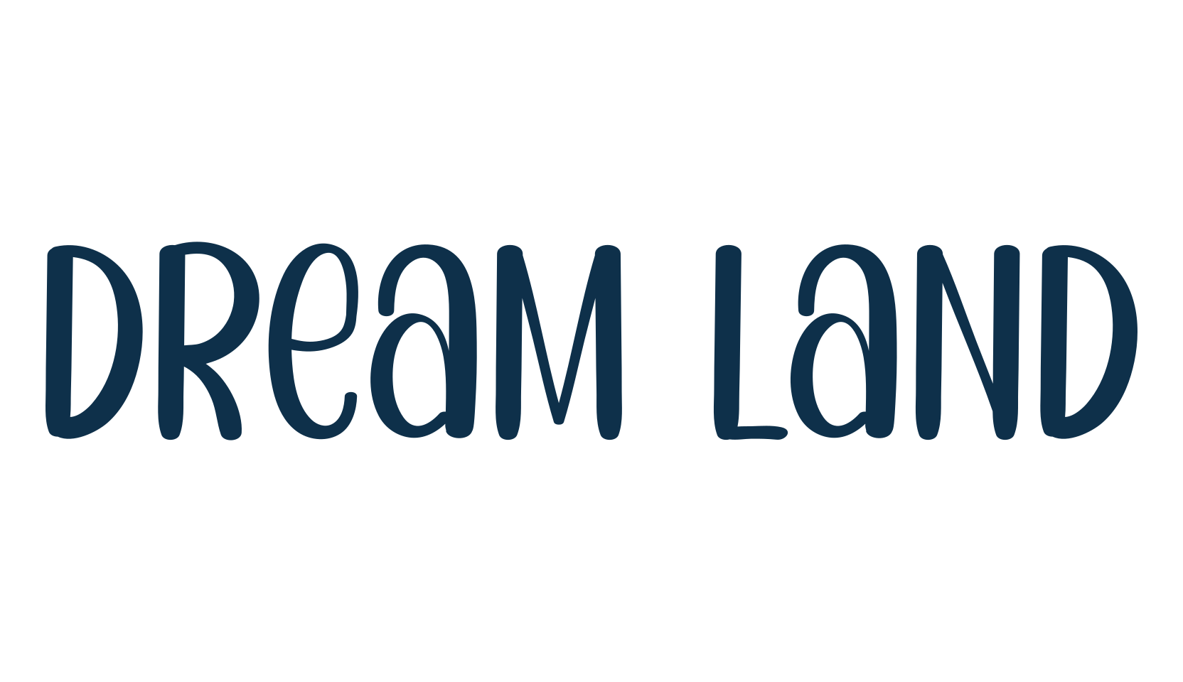 Dream Land (dream-land), fancy decorative font preview
