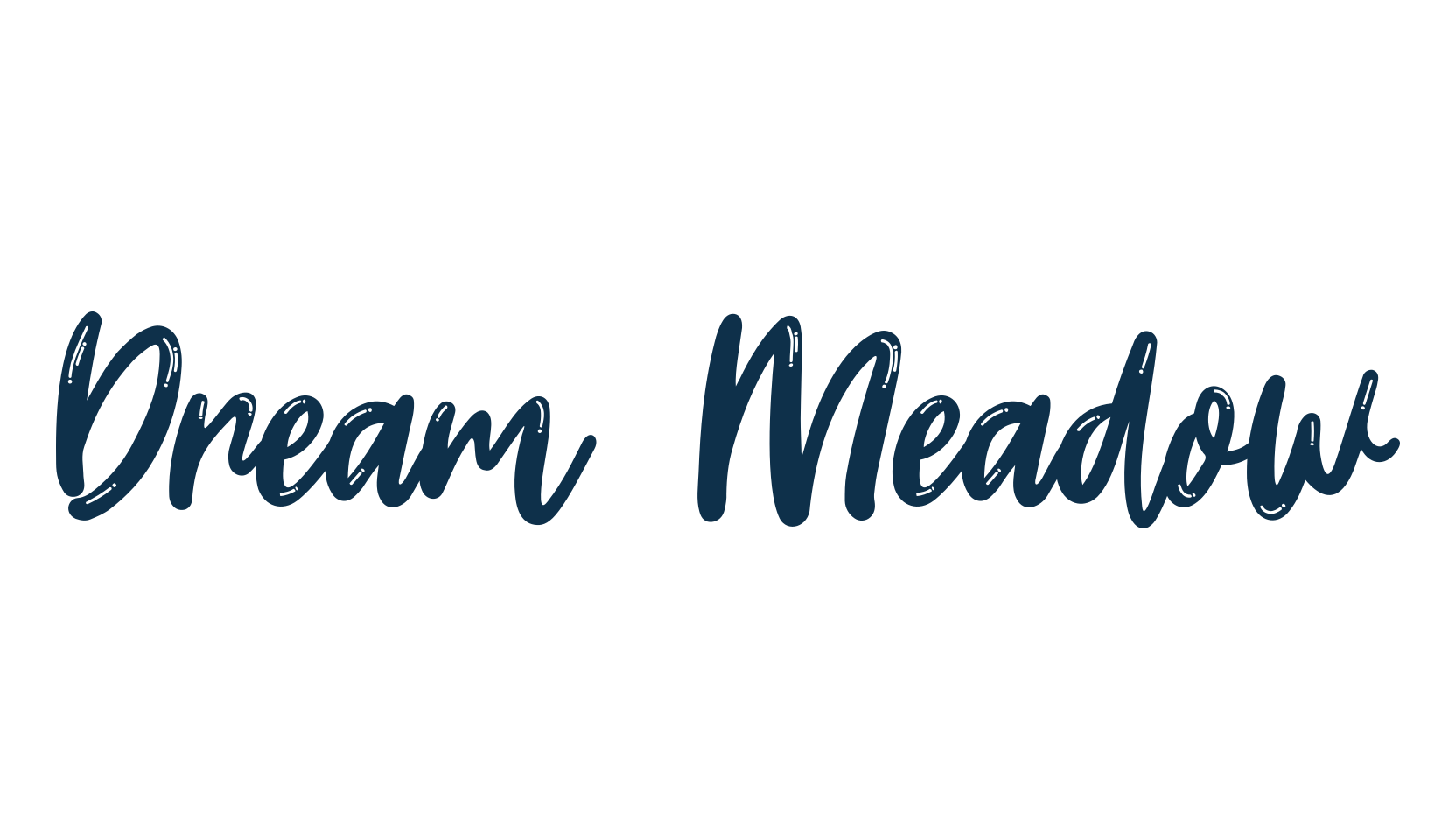 Dream Meadow, various font preview