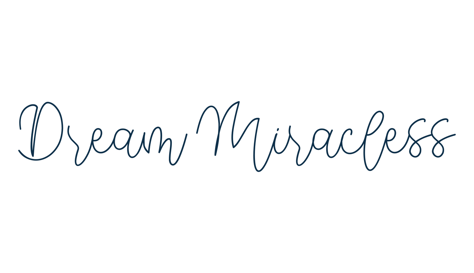 Dream Miracless, script handwritten fancy decorative calligraphy font preview