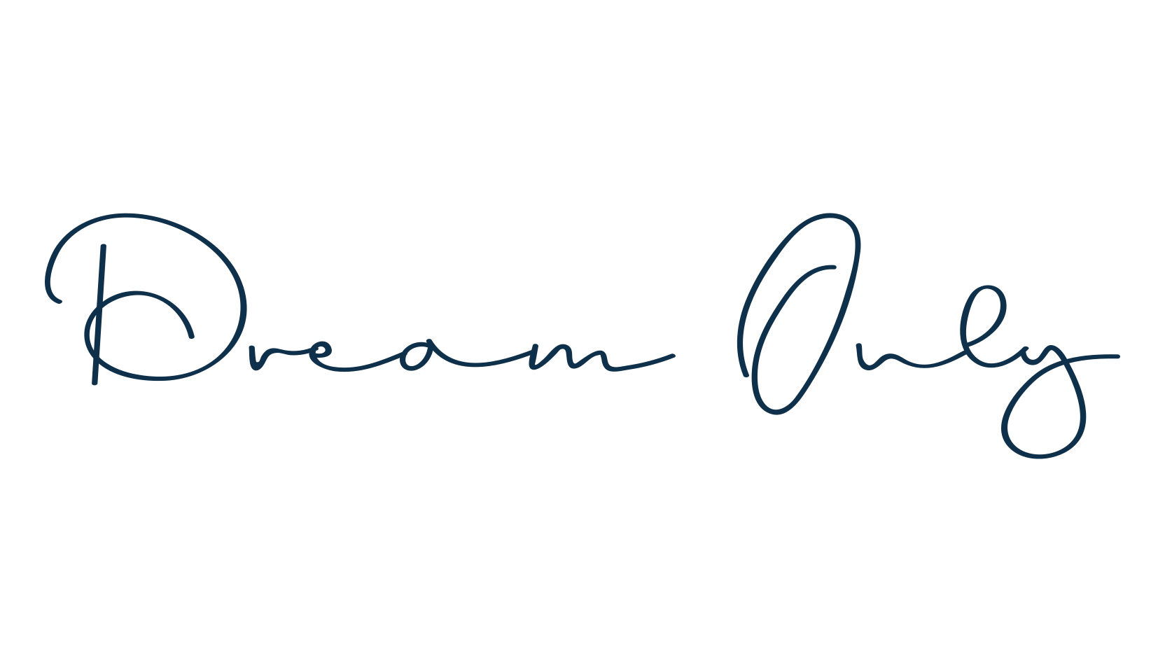 Dream Only (dream-only-2), script handwritten fancy decorative calligraphy font preview
