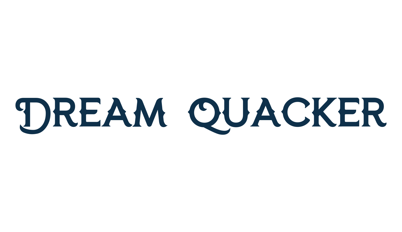 Dream Quacker, retro font preview