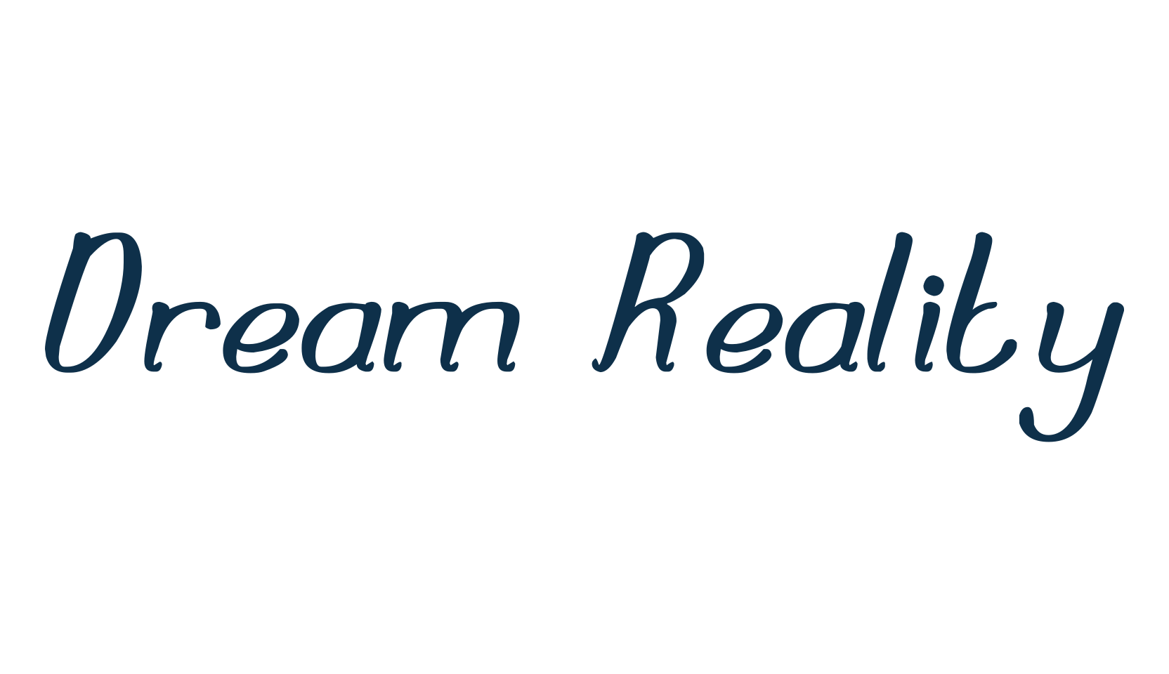 Dream Reality, fancy various decorative font preview
