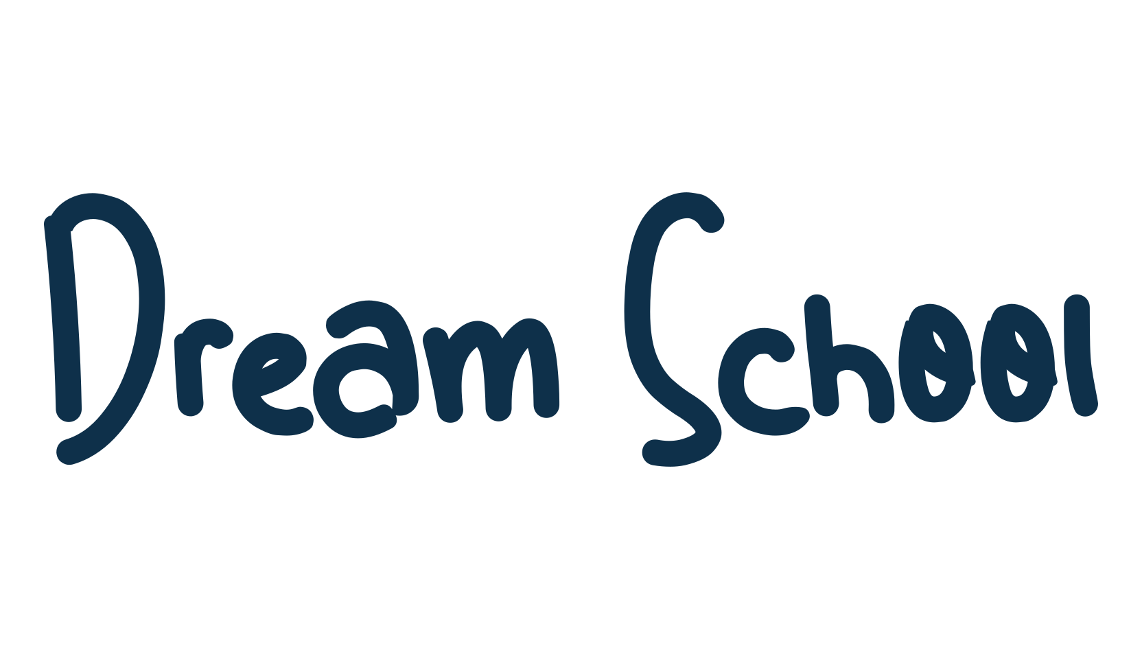 Dream School, school font preview