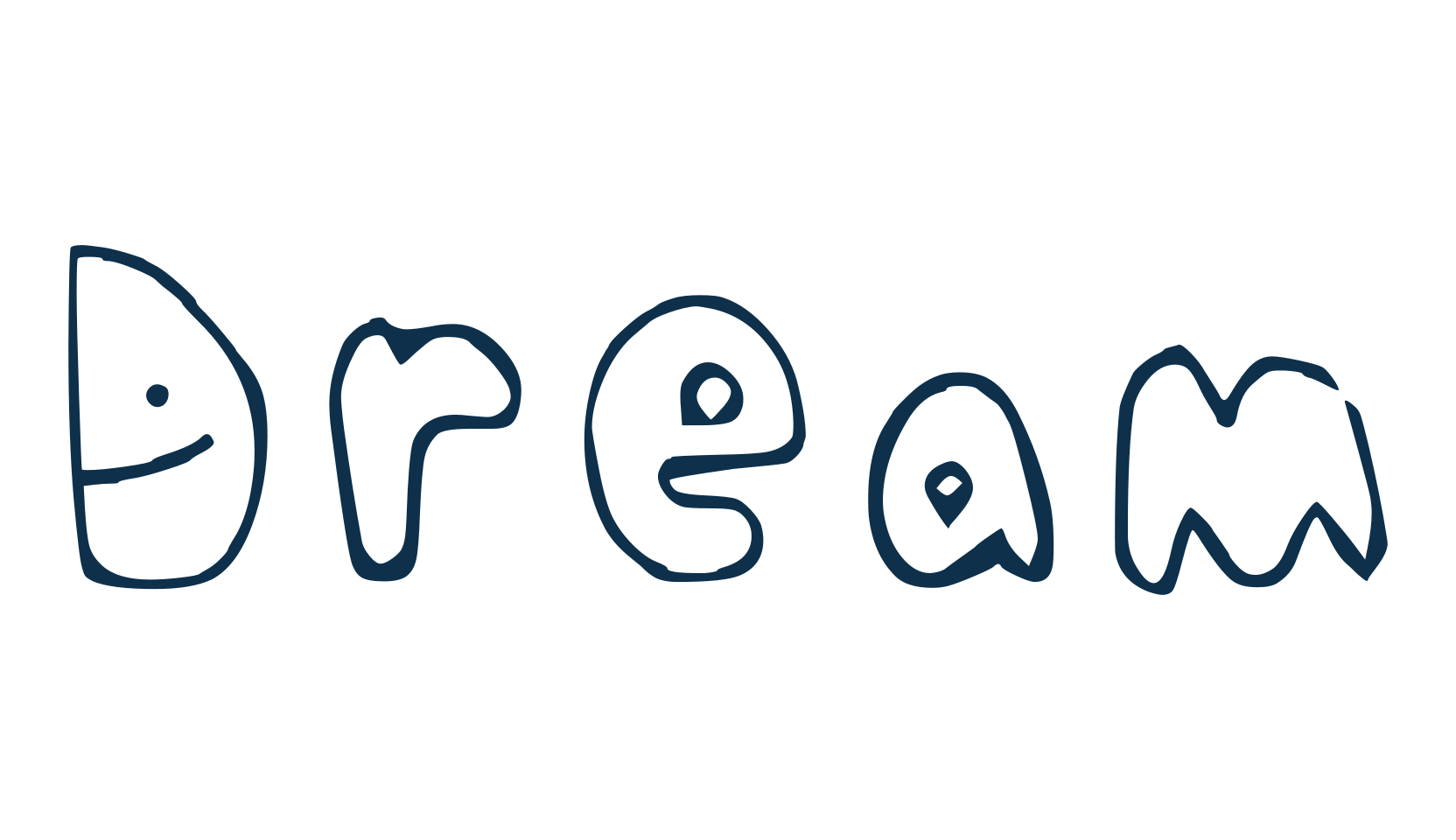 Dream (dream), fancy cartoon decorative font preview