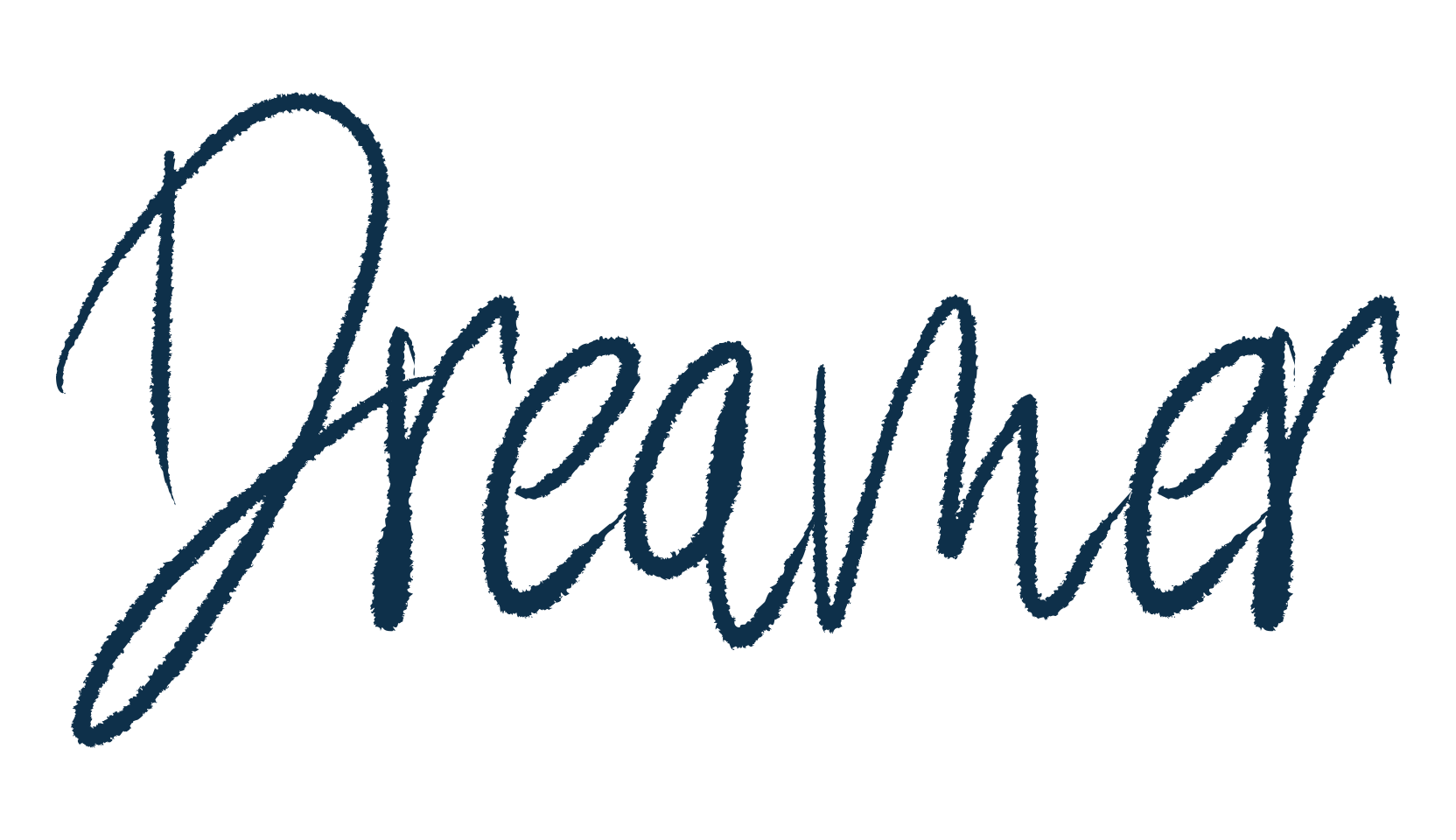Dreamer, handwriting font preview