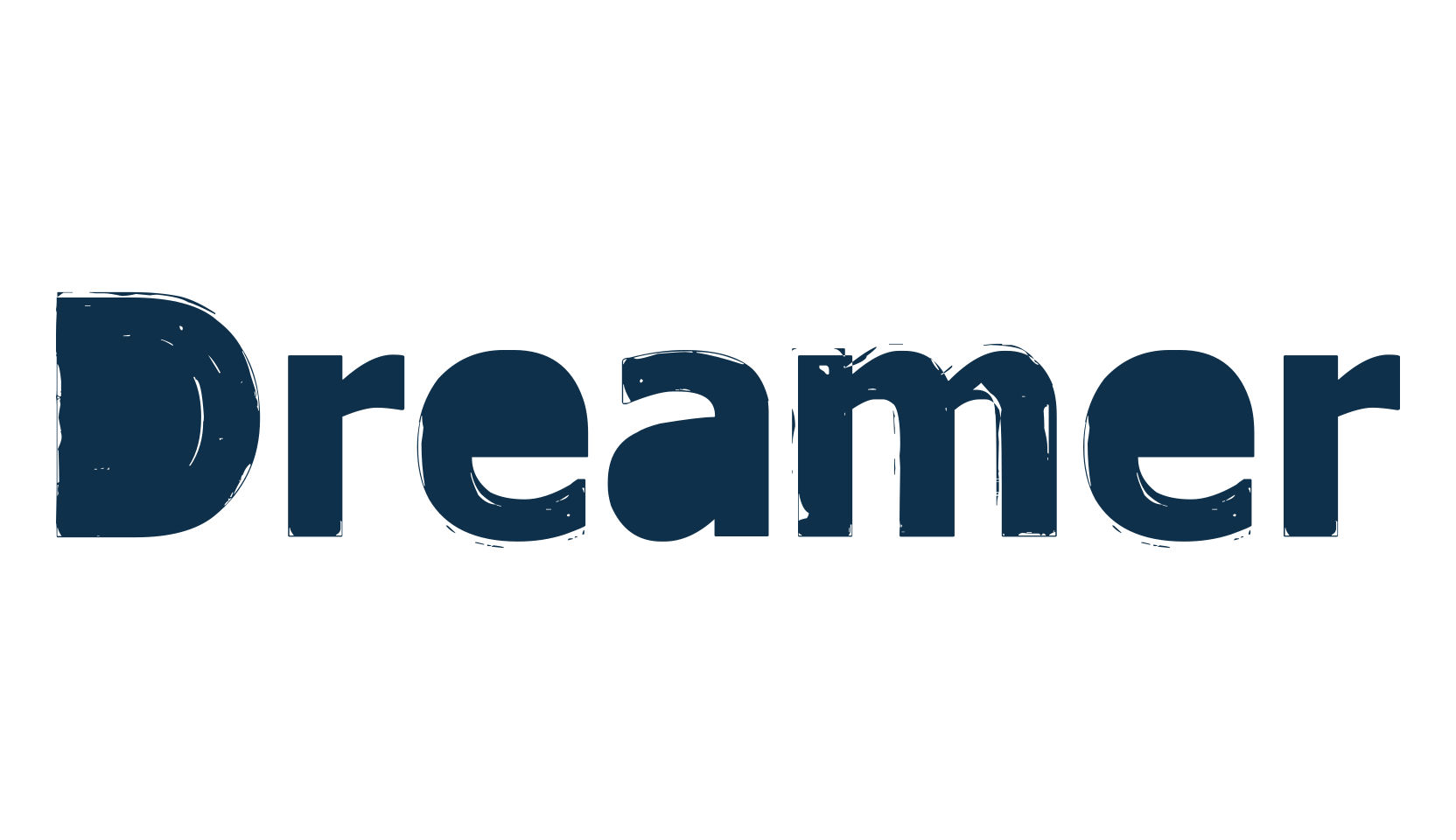 Dreamer (dreamer3), fancy eroded decorative font preview