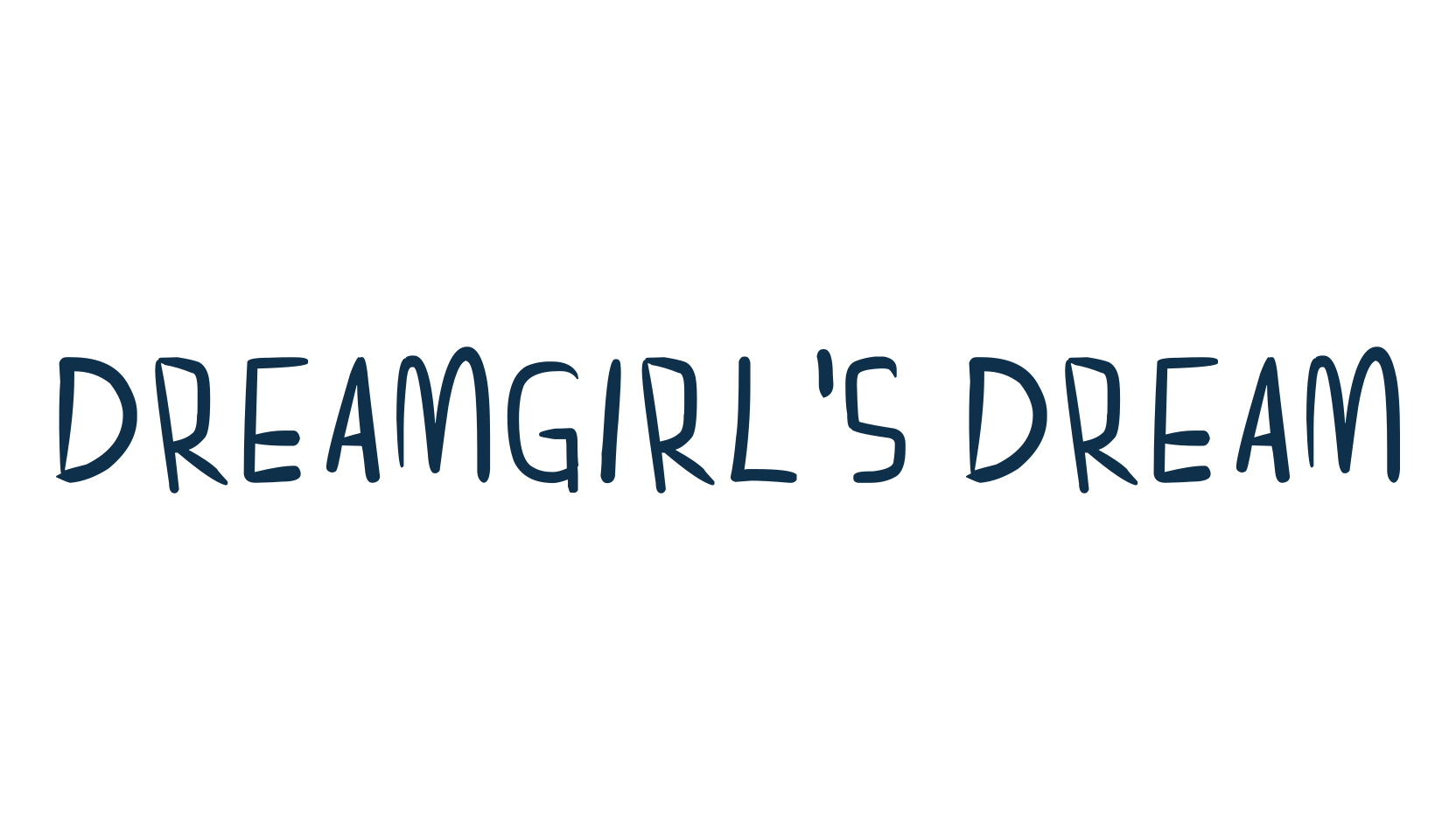 Dreamgirl's dream, fancy cartoon decorative comic font preview