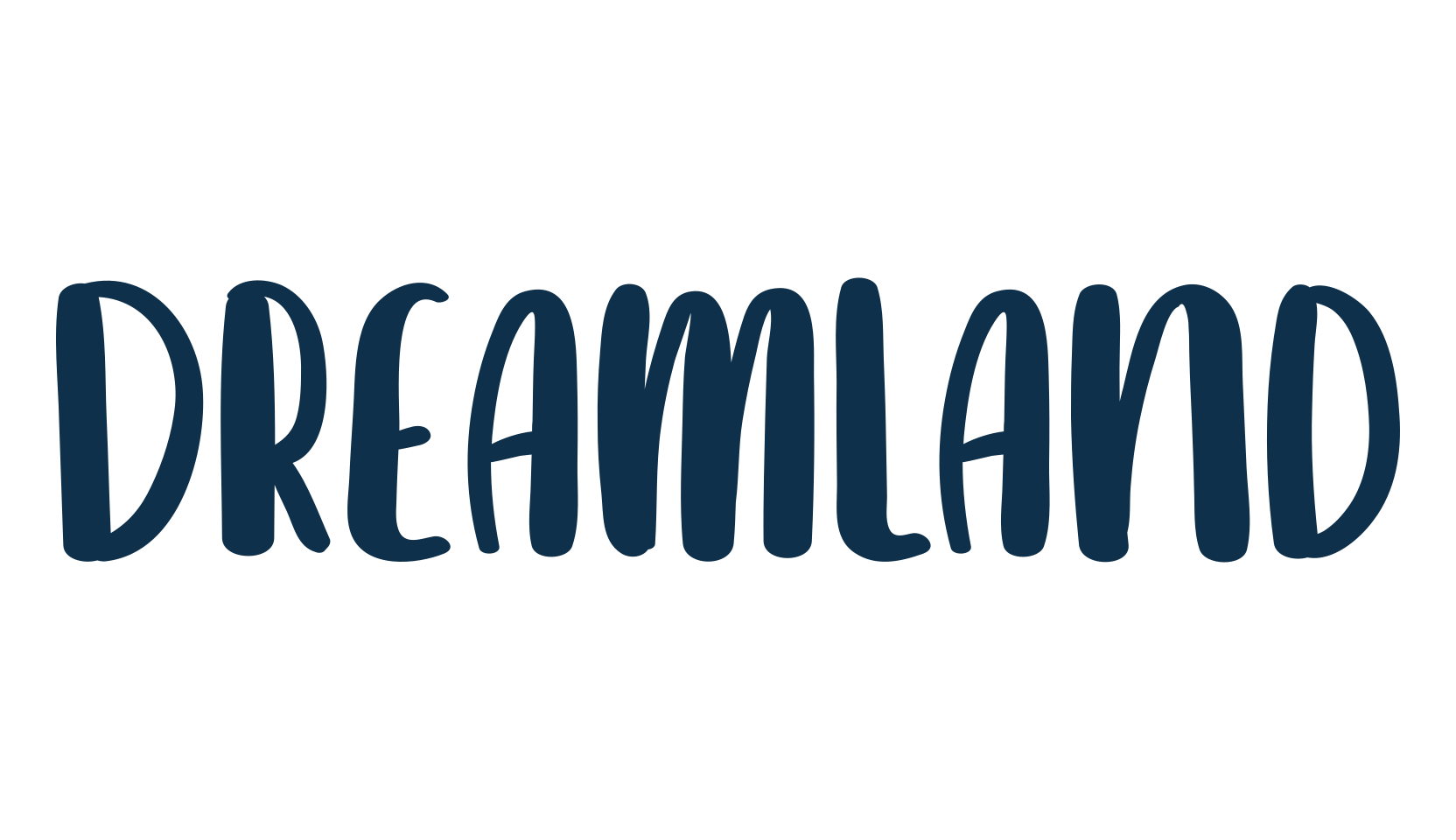Dreamland (dreamland-7), fancy cartoon decorative font preview
