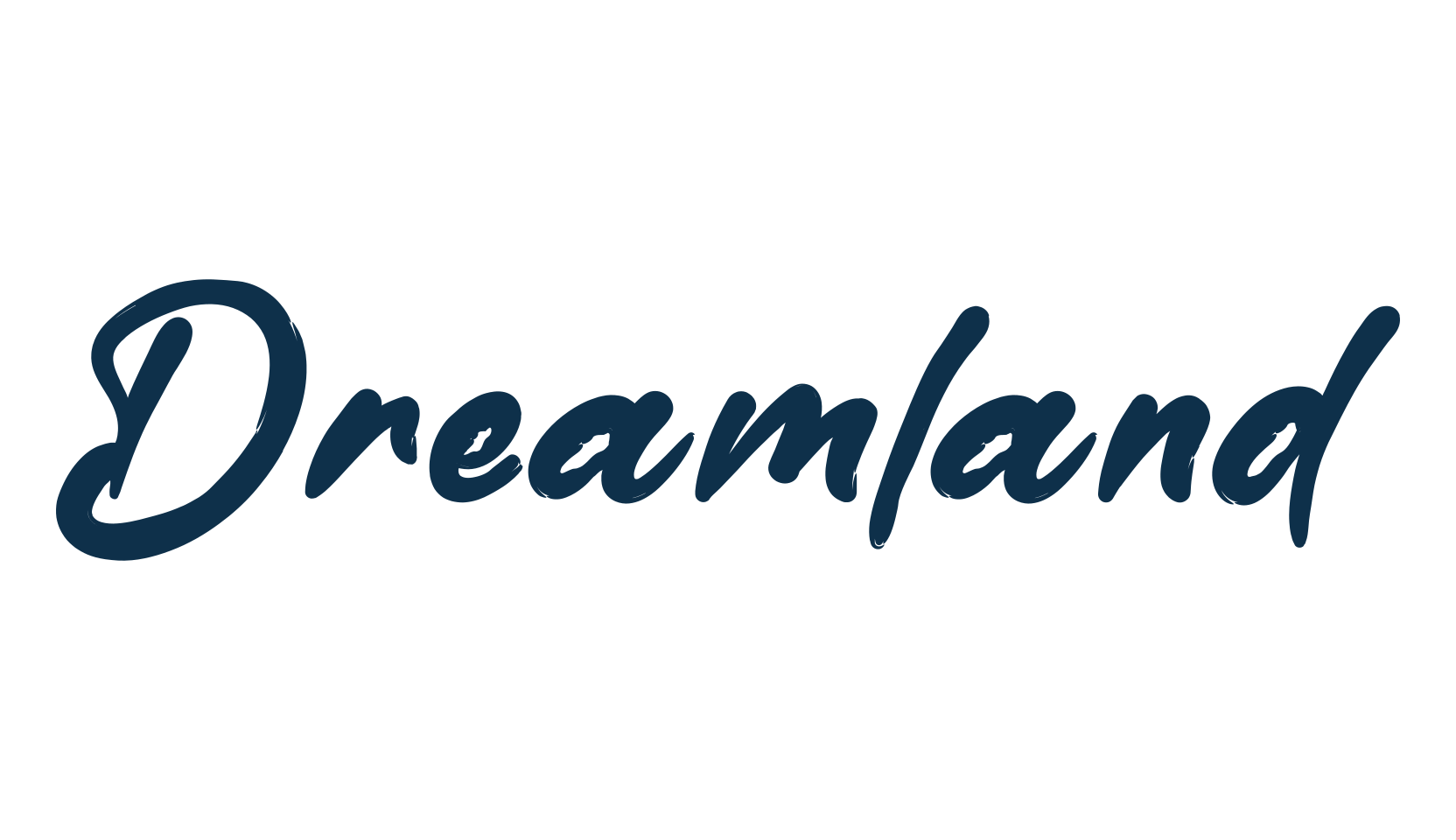 Dreamland (dreamland-9), brush font preview