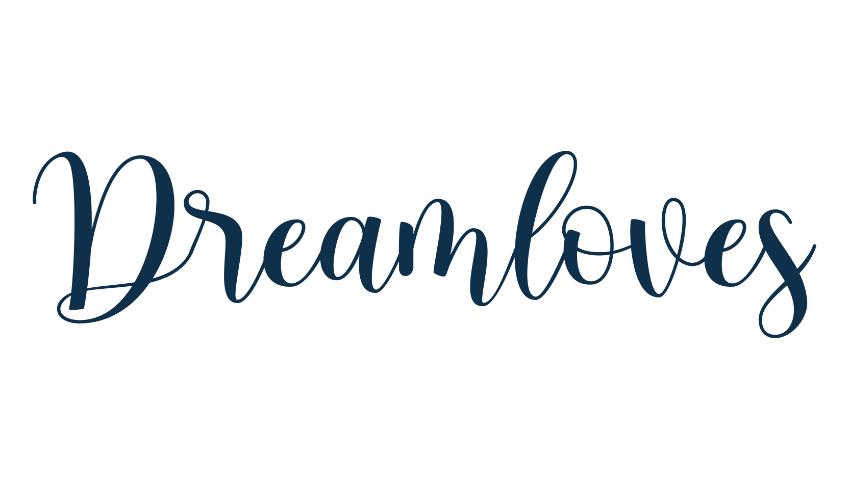 Dreamloves, script calligraphy fancy decorative font preview