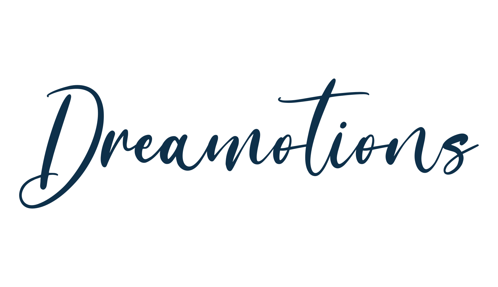 Dreamotions, handwriting font preview