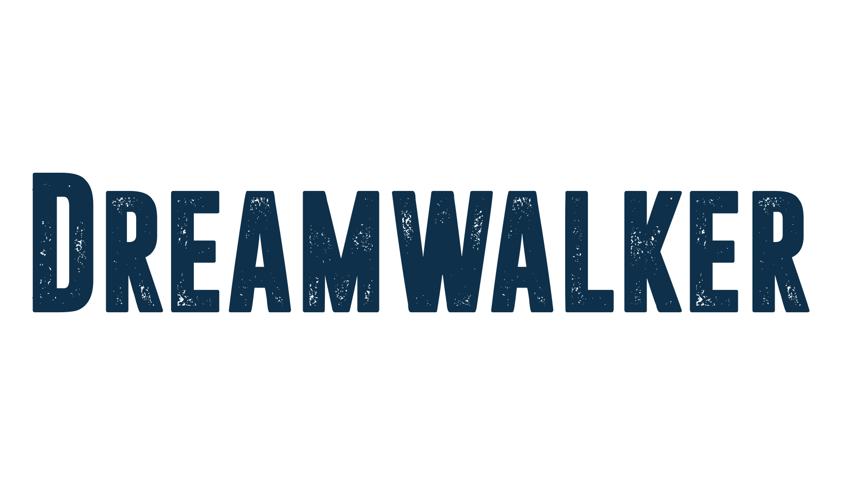 Dreamwalker, eroded font preview