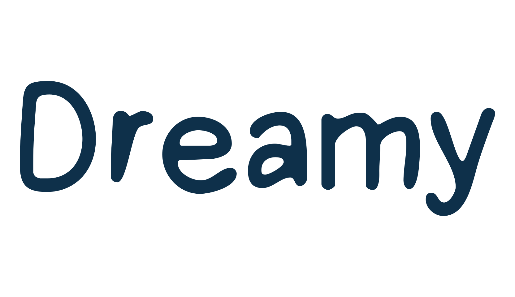 Dreamy, fancy cartoon decorative comic font preview
