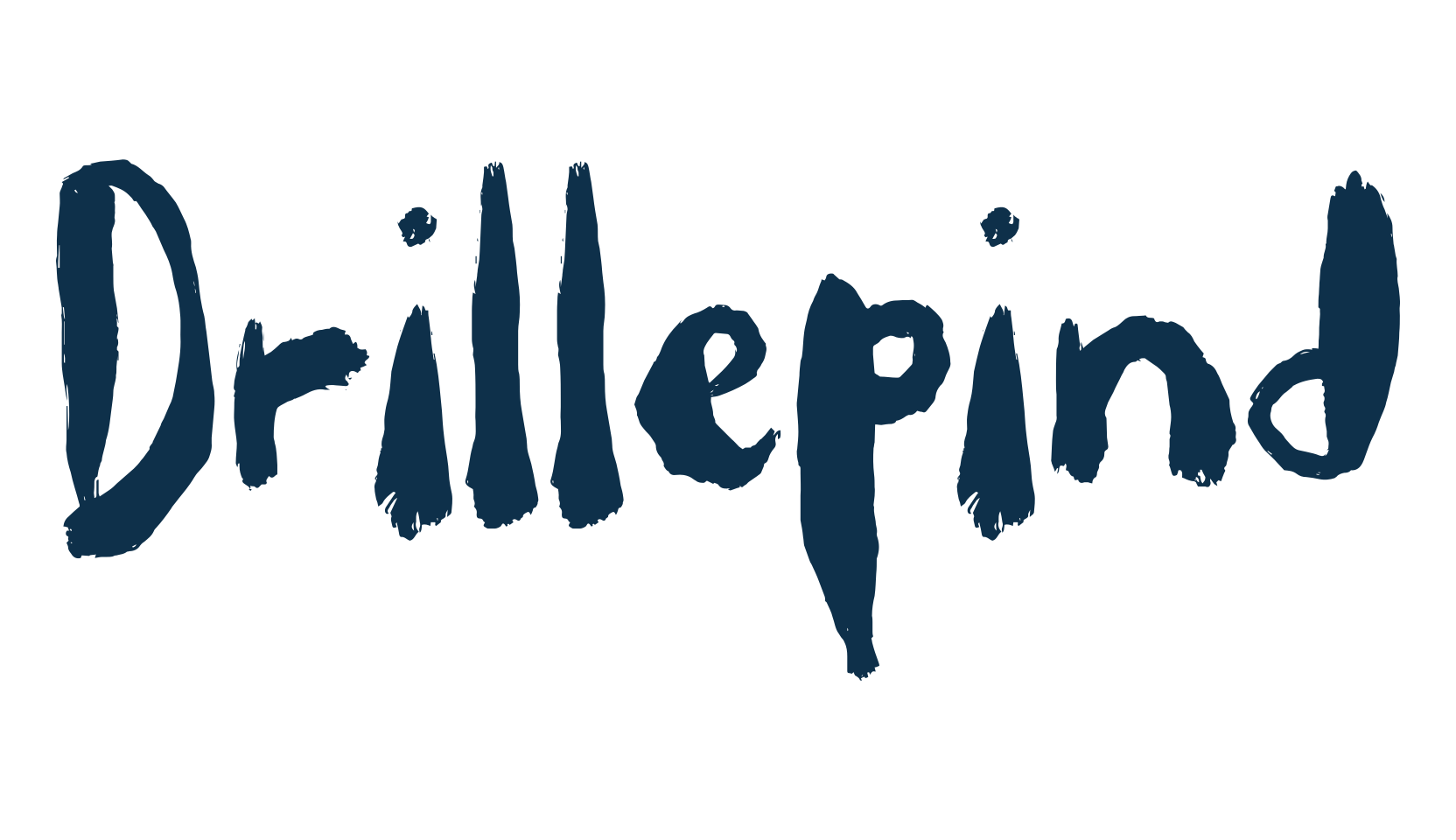 Drillepind, script brush fancy decorative calligraphy font preview