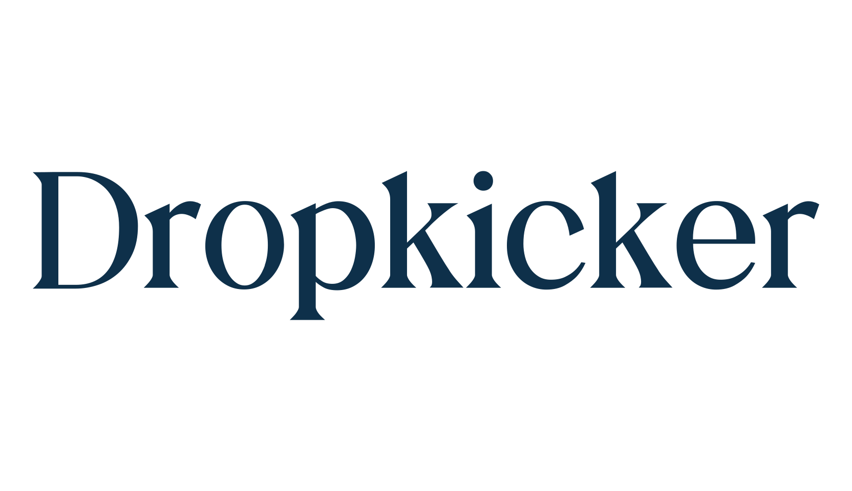 Dropkicker, basic serif font preview