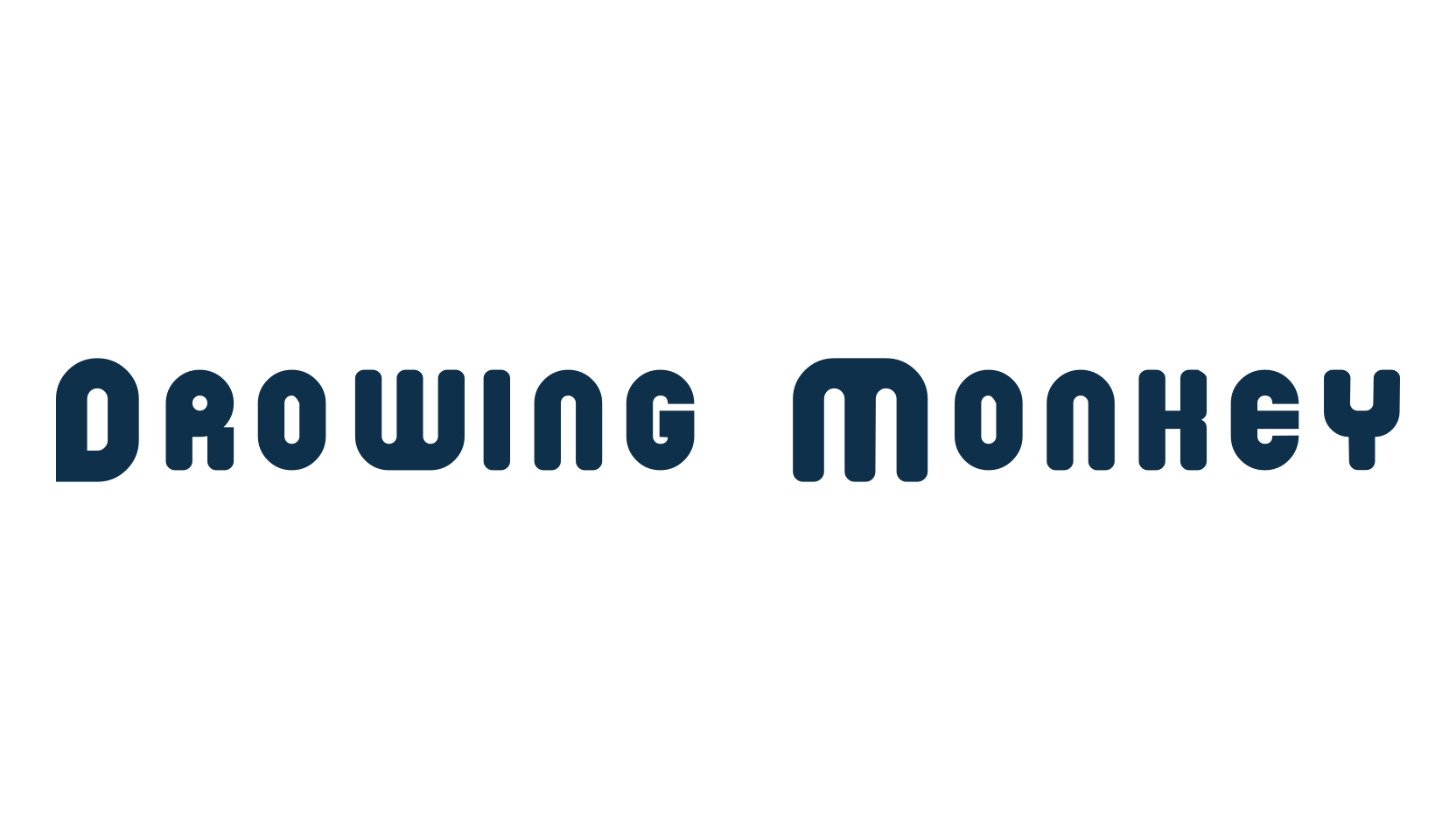 Drowing Monkey, fancy various decorative font preview