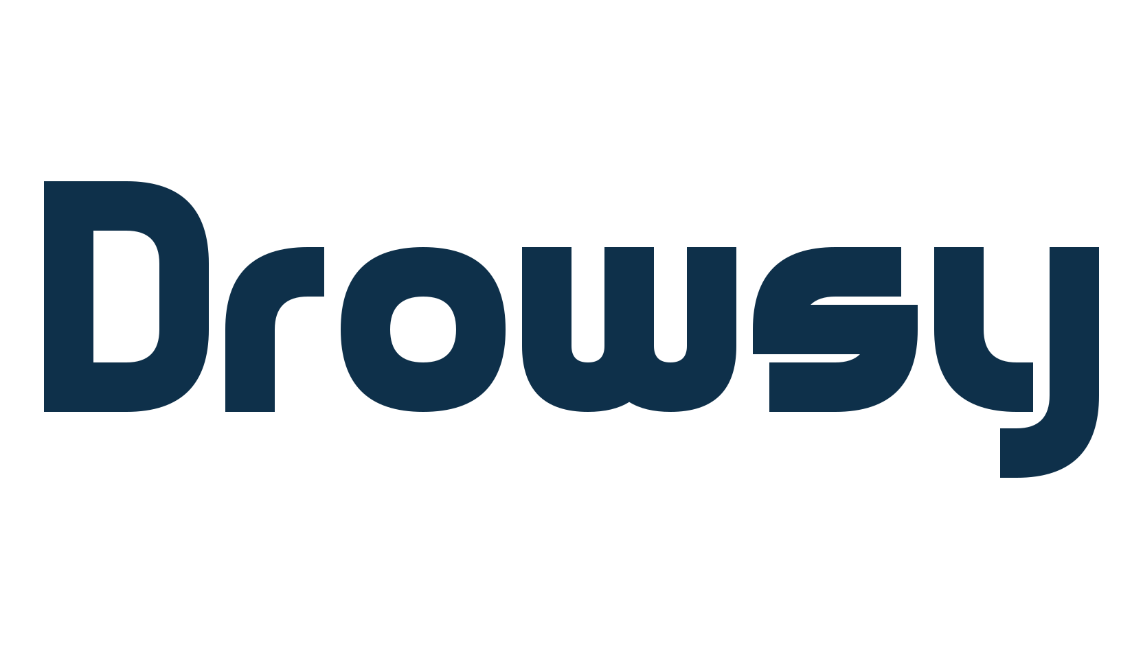 Drowsy, basic sans serif font preview