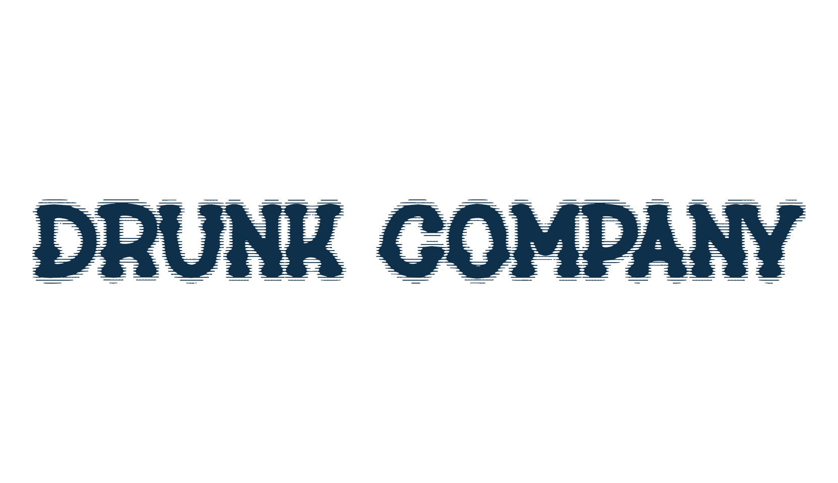 Drunk Company, fancy distorted decorative font preview