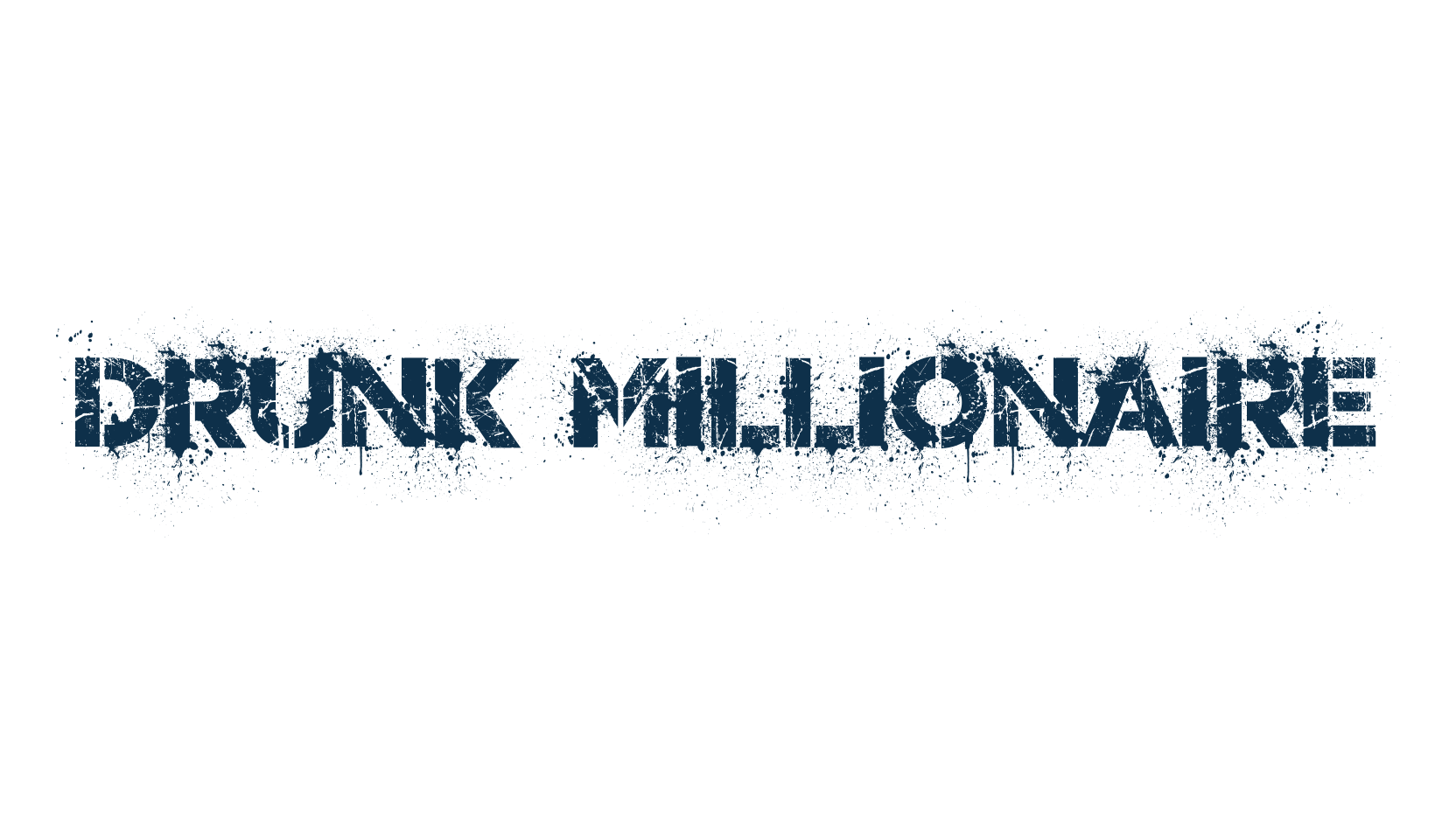 Drunk Millionaire, fancy destroy decorative font preview