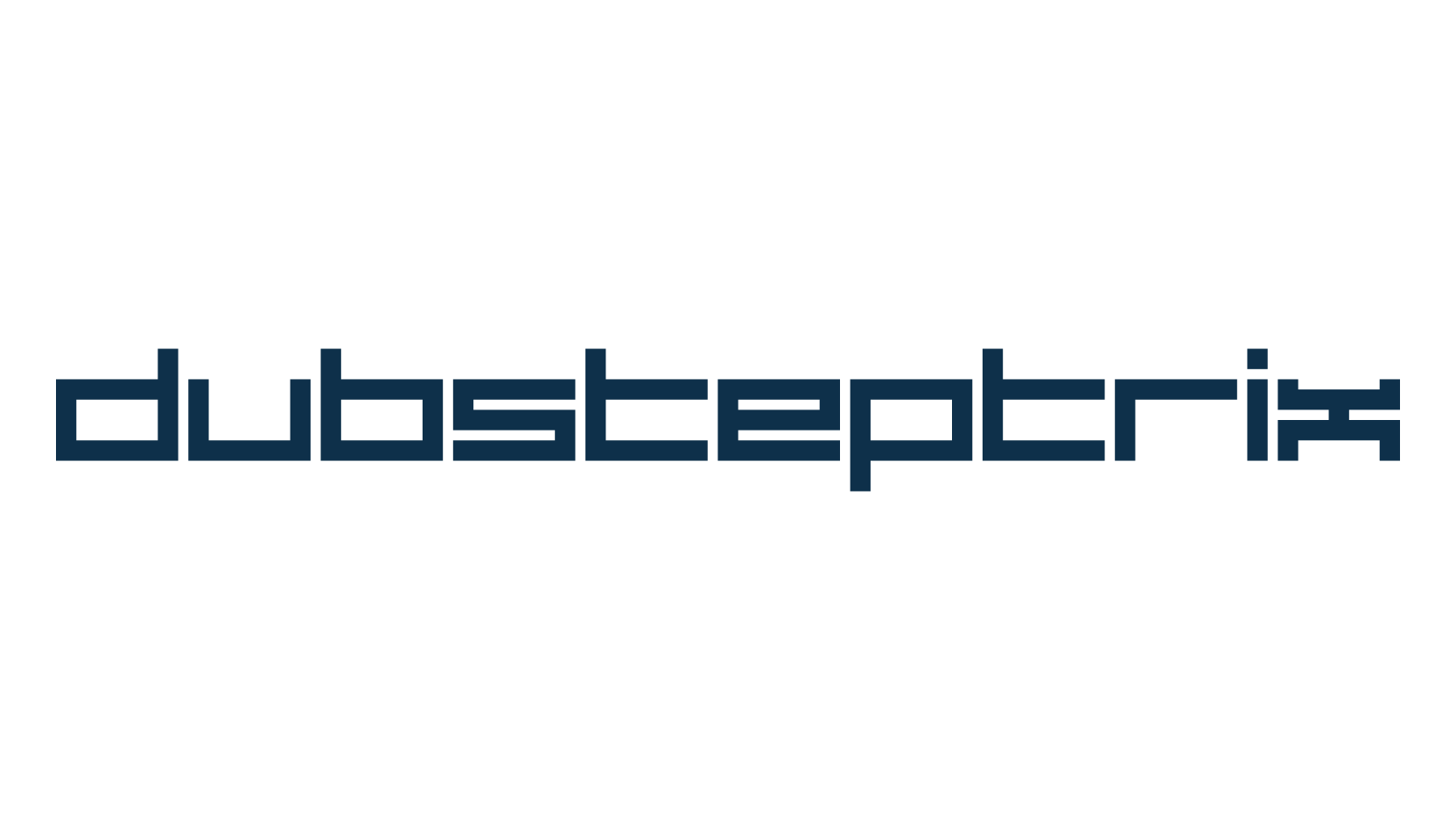 Dubsteptrix, techno square sci-fi font preview