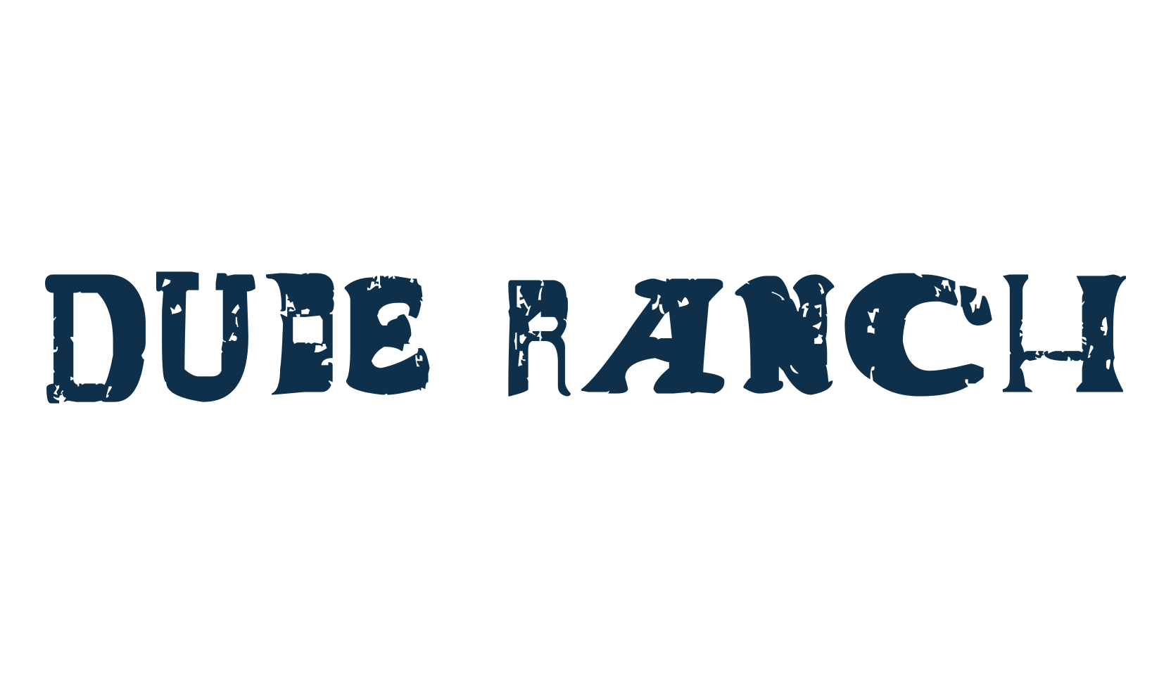 Dude Ranch, western font preview